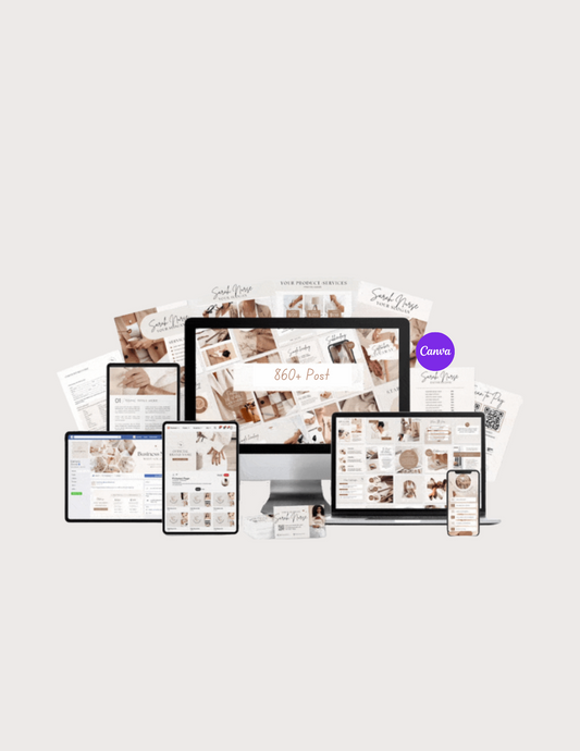 Social Media Templates for Canva - by Dropprofit